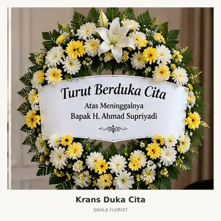 Krans Bunga Duka Pakuwon Imperial Ballroom