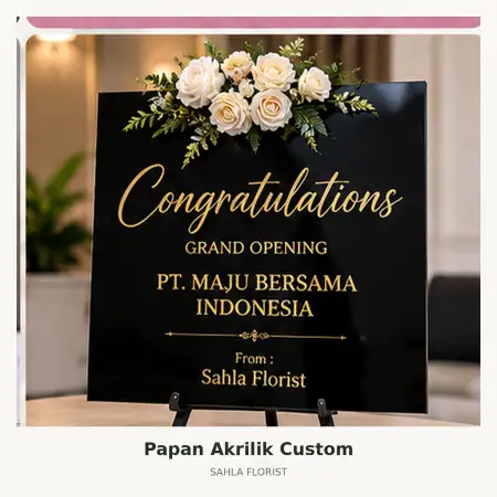 Papan Bunga Akrilik Pakuwon Imperial Ballroom